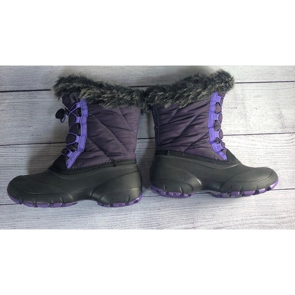 Kamik Size 2 Purple Winter Snow Boot - Picture 4 of 9